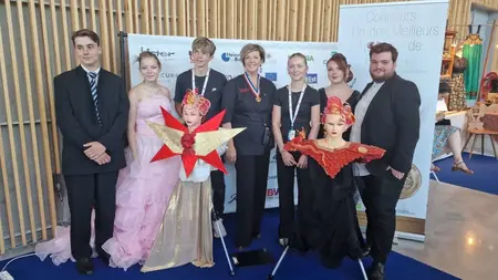 Deux médailles d’or obtenues au concours national MAF coiffure – Ecole et CFA Espace Bel Air